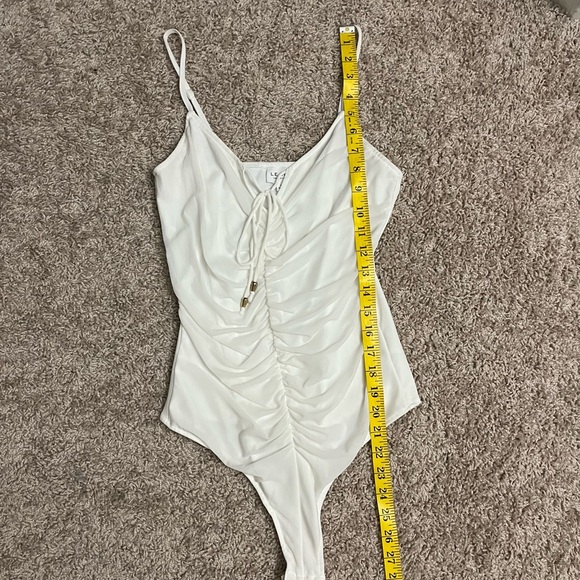 White Tank Top Bodysuit - Picture 6 of 7